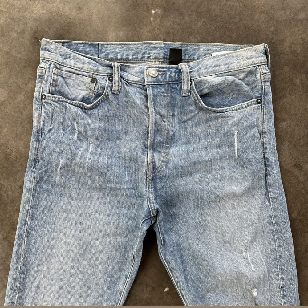 H&M Light Blue Distressed Jeans - Picture 5 of 16